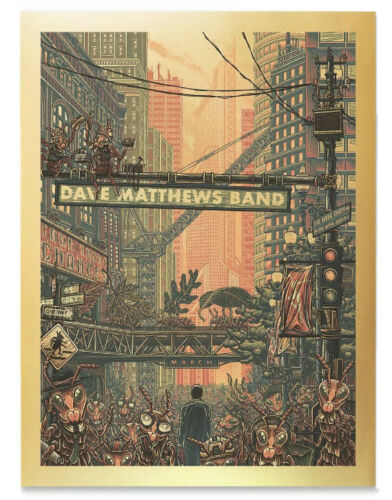 Luke Martin — Dave Matthews Band, Song Series - Ants Marching, Unknown · Jan 1, 2021 Foil Poster