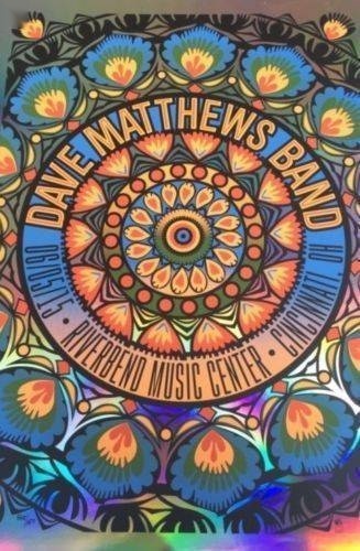 Methane Studios — Dave Matthews Band, Riverbend Music Center, Cincinnati, OH · Jun 5, 2015 Foil Poster