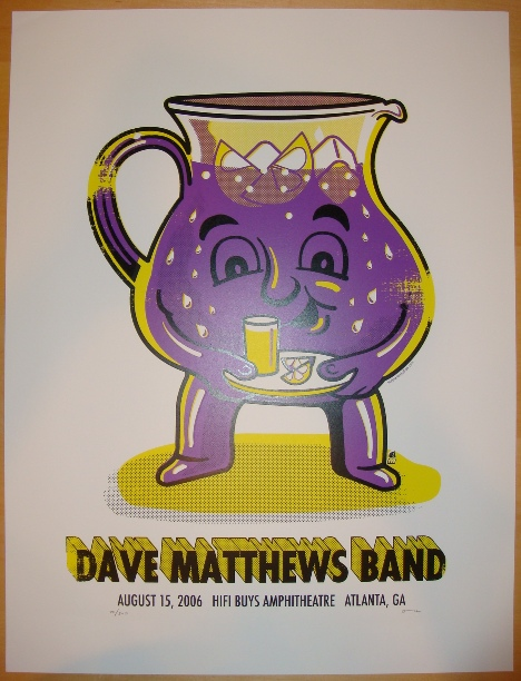 Methane Studios — Dave Matthews Band, HiFi Buys Amphitheatre, Atlanta, GA · Aug 15, 2006 Poster