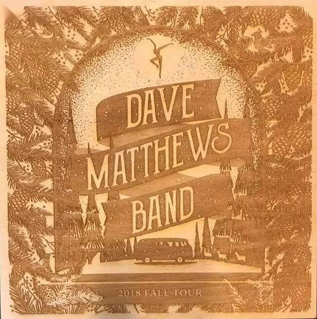 Methane Studios — Dave Matthews Band, Verizon Wireless Amphitheatre at Encore Park, Alpharetta, GA · May 31, 2017 Variant Poster