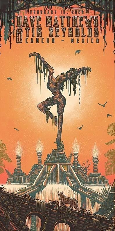 Luke Martin — Dave Matthews Band, Moon Palace Golf & Spa Resort, Cancún, MX · Feb 15, 2020 Show Poster