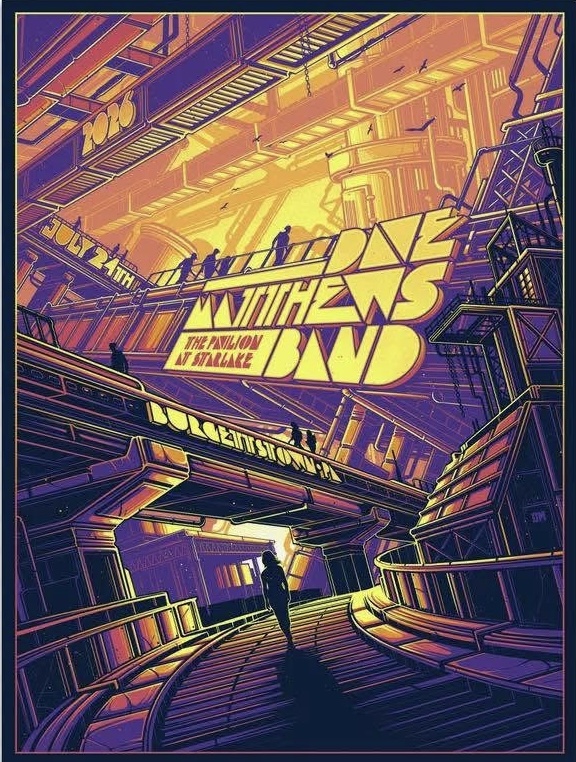 Dan Mumford — Dave Matthews Band, The Pavilion at Star Lake, Burgettstown, PA · Jul 24, 2026 Poster