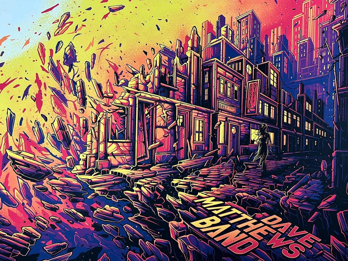 Dan Mumford — Dave Matthews Band, Song Series - Grey Street, Unknown · Jan 1, 2022 Show Poster