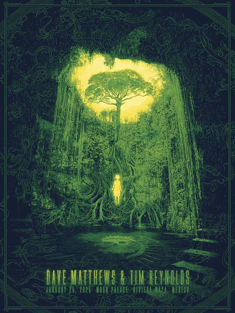 Daniel Danger — Dave Matthews Band, Moon Palace Golf & Spa Resort, Cancún, MEX · Jan 25, 2025 Poster