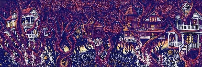 James Eads — Dave Matthews Band, Saratoga Performing Arts Center, Saratoga Springs, NY · Jun 16, 2017 Artist Poster
