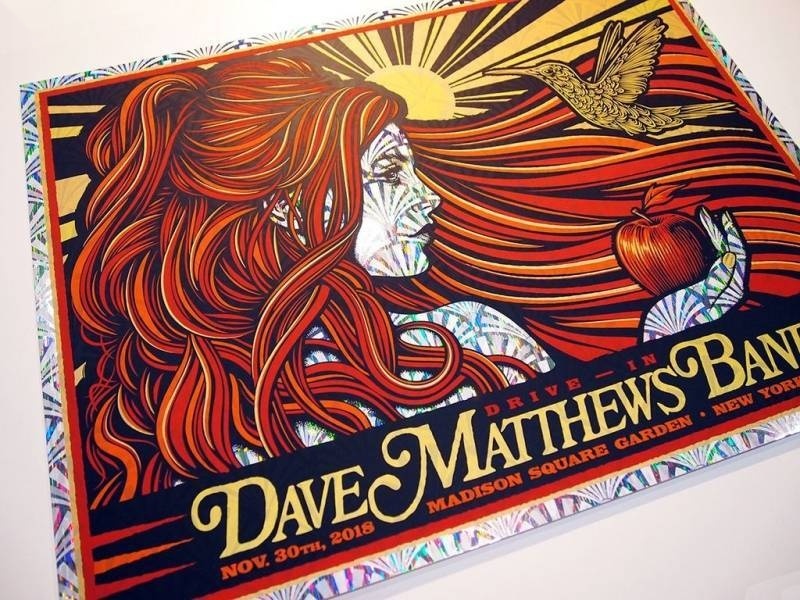 Todd Slater — Dave Matthews Band, Madison Square Garden, New York, NY · Aug 12, 2020 Foil Poster
