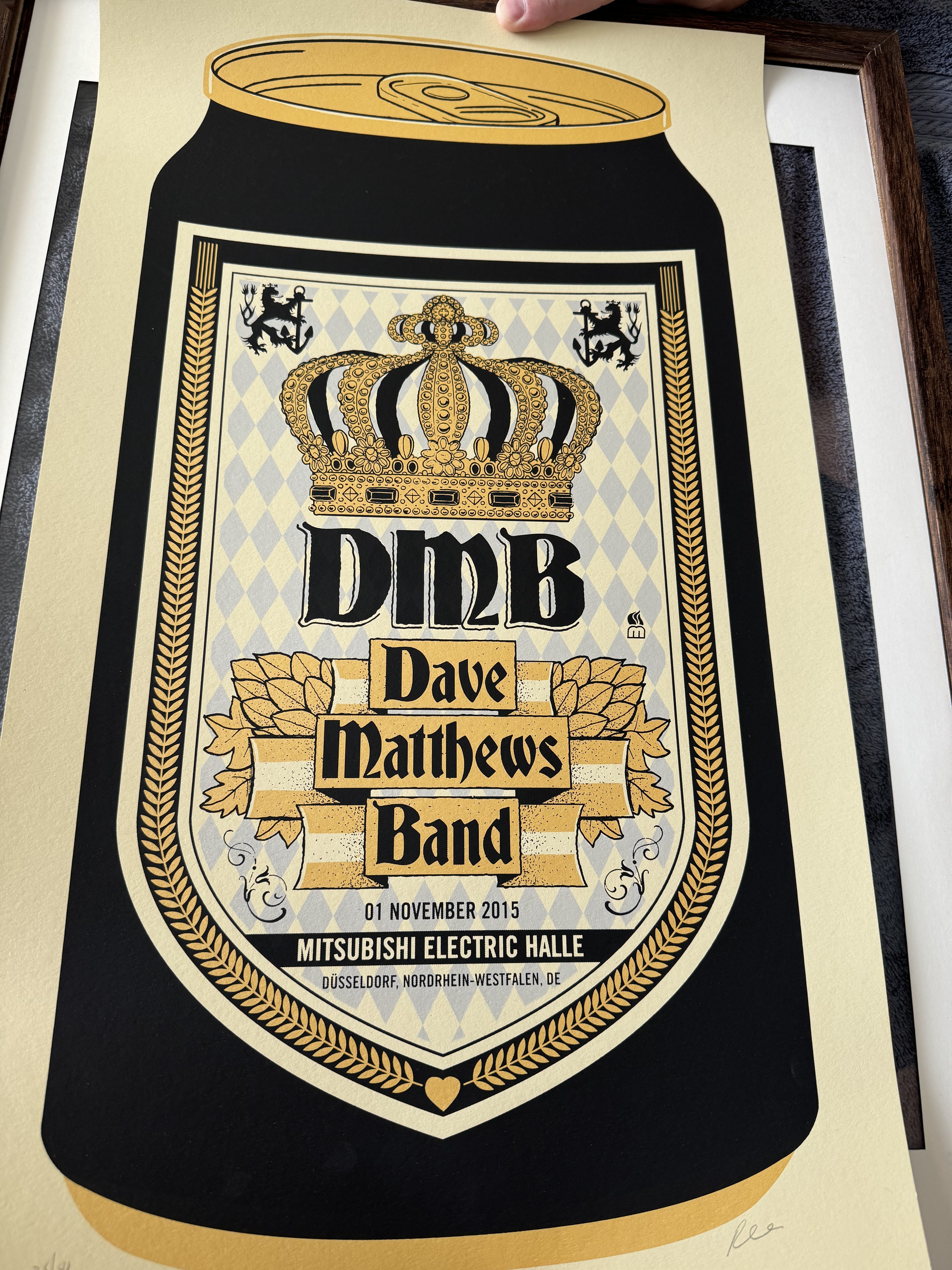 Methane Studios — Dave Matthews Band, Mitsubishi Electric Halle, Düsseldorf, DEU · Nov 1, 2015 Poster