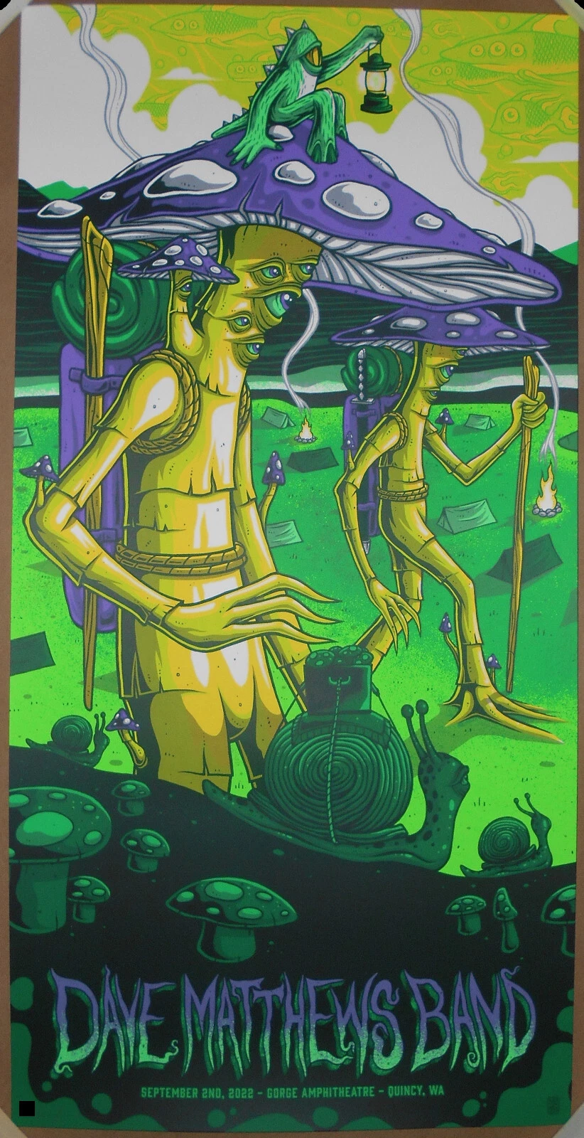 Jim Mazza — Dave Matthews Band, The Gorge Amphitheatre, George, WA · Sep 2, 2022 Poster