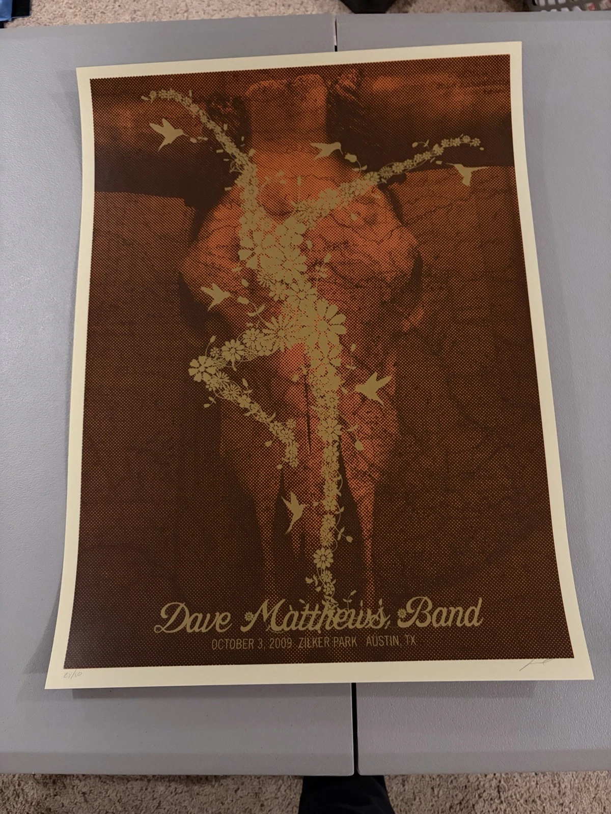 Methane Studios — Dave Matthews Band, Zilker Metropolitan Park, Austin, TX · Oct 3, 2009 Gold Poster