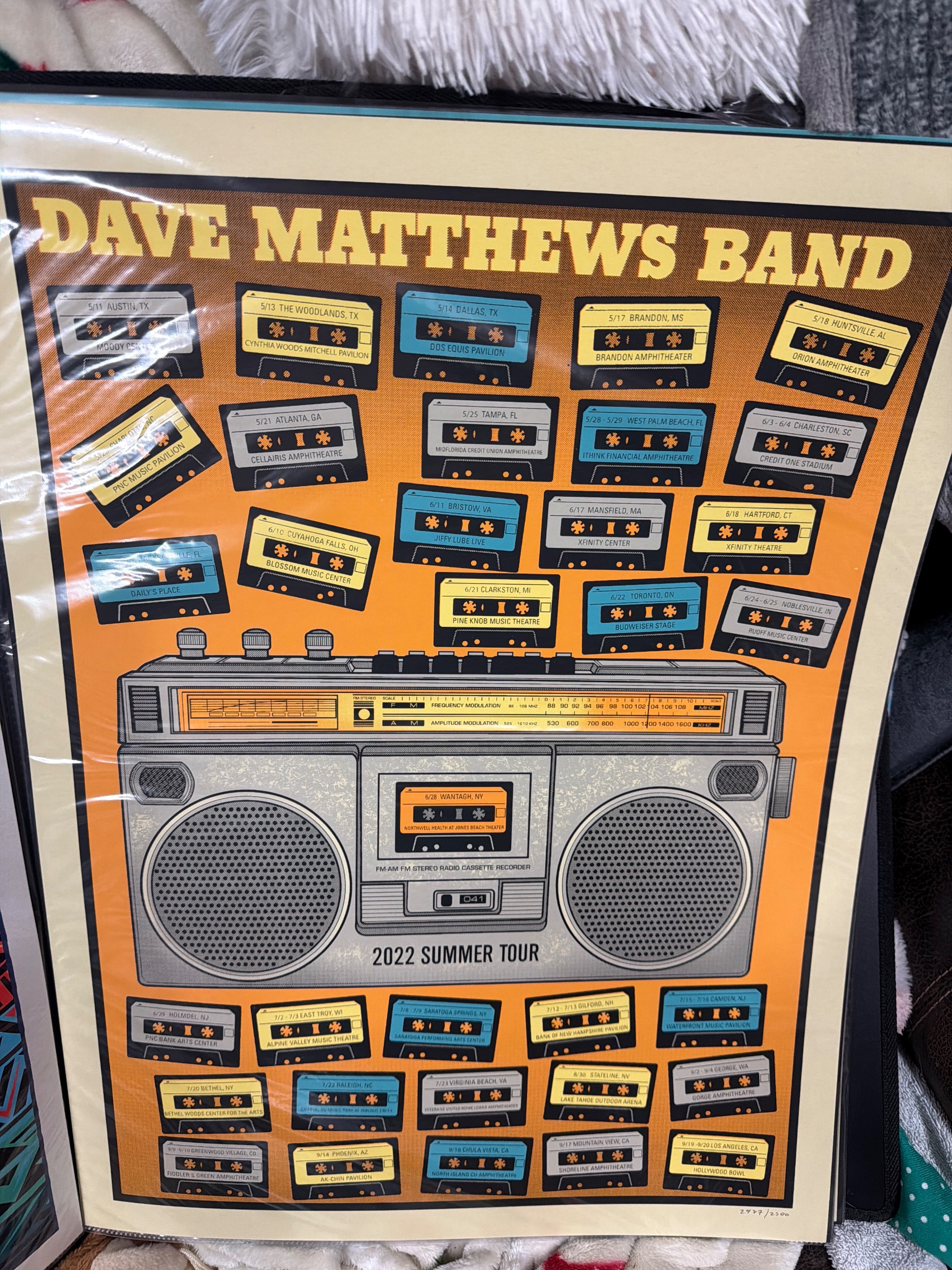 Methane Studios — Dave Matthews Band, Summer 2022 tour, Unknown · May 20, 2022 Show Poster