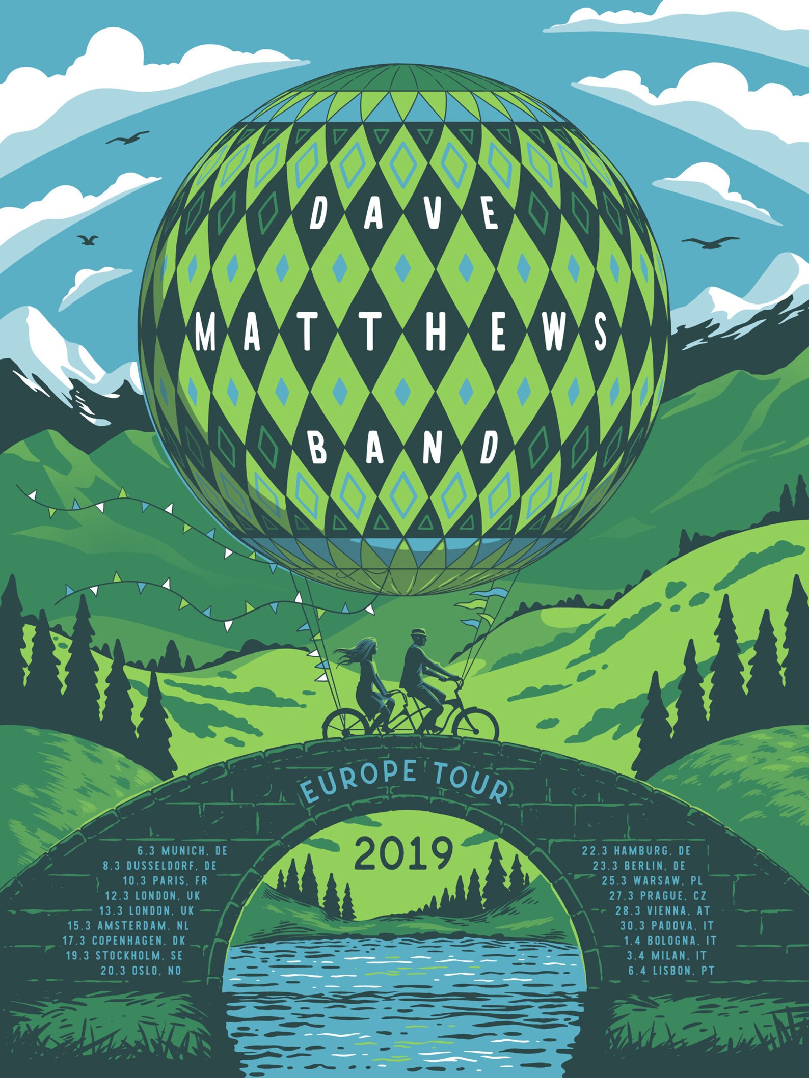 2019 Europe Tour, 2019 Europe Tour, Unknown · Mar 6, 2019 Show Poster