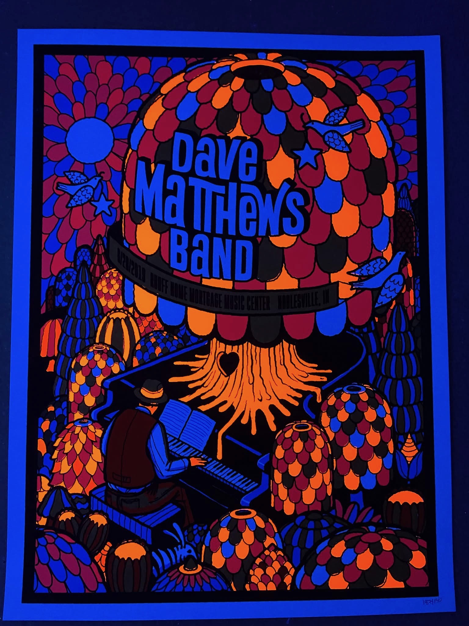 Methane Studios — Dave Matthews Band, Ruoff Music Center, Noblesville, IN · Jun 28, 2019 Artist Proof Poster