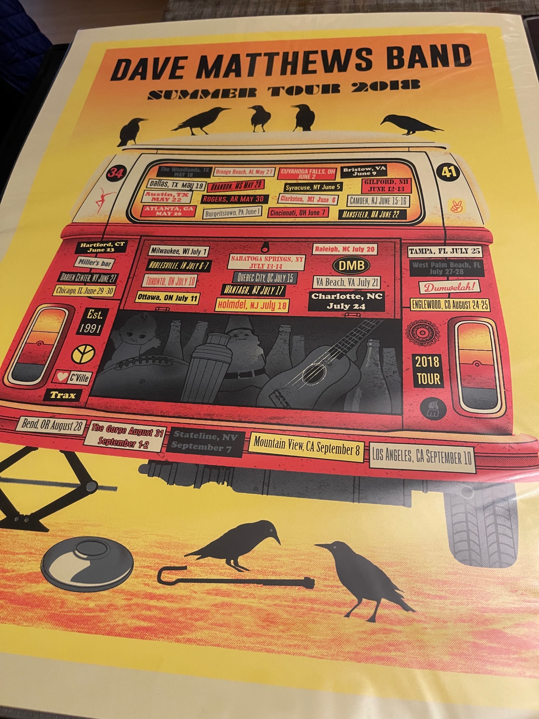 Summer Tour 2018, Summer Tour 2018, Unknown · Jan 1, 2018 Variant Poster