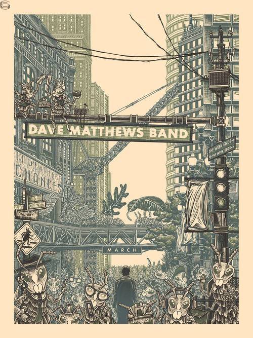 Luke Martin — Dave Matthews Band, Song Series - Ants Marching, Unknown · Jan 1, 2021 Variant Poster